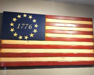 Beautiful and stunning wooden 1776 wall art, quite the conversation piece!