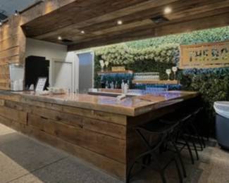 Bull Creek Distillery - have you seen these stunning backdrops on the property? There are numerous foliage and other backdrop options for business or home entertainment and design!
