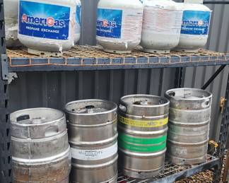 We will have these kegs and propane tanks available for your entertainment needs!