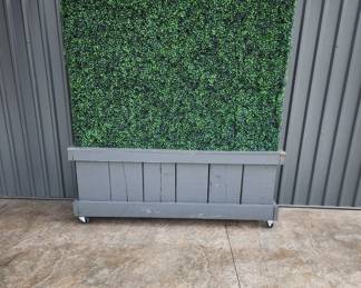 Foliage covered photo backdrop, one of two complete setups. An additional partial setup is available as well! These make perfect backdrops for a selfie station!