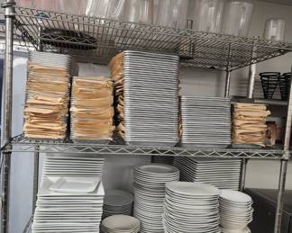 Serving dishes, trays, drink pitchers and more