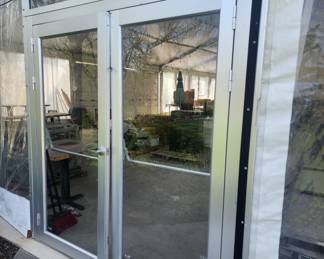 75'x40' 3000 square foot event space pavilion with roll up sides and glass/metal double doors, all seasons!