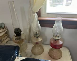 Oil Lamps of different sizes
