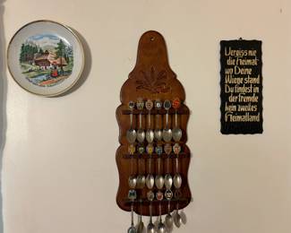 Spoon collection and German Decor