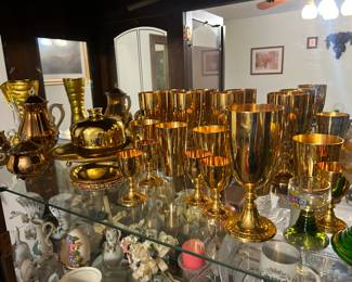 Assorted Bronze Drinkware Set