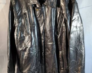 Maxam Brand Genuine Leather Jacket, Italian Mosaic Design, Top Grain Lambskin, Size XL, New, Never Worn