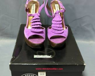 Steve Madden Truffle Lilac High Heel Shoes, Size 7, New, Never Worn, In Box