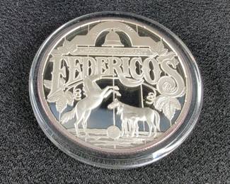 2022 P 1 Ounce .999 Fine Silver American Liberty Series Round, NGC Certified PF 70 Ultra Cameo And "Federico's" 1 Ounce Silver Round