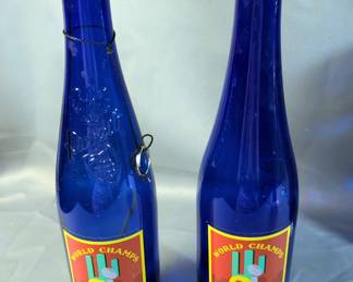 Kansas City Chiefs 2023 Super Bowl Champion Bottle Incense Burners, Qty 9, Heights Range 7.75" To 12.25"