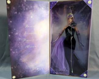 Winter Splendor Barbie, Bob Mackie Sterling Silver Rose Barbie Collector Edition, And Avon Representative Barbie, All Avon Exclusives For Avon Employees, All In Boxes