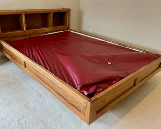 Waterbed and bed frame.