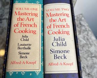 2 volume “Mastering the Art of French Cooking” by Julia Child.