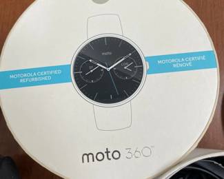 Moto 360 smart watch by Motorola.