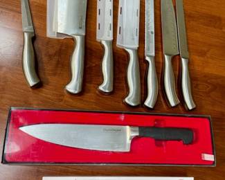 Kitchen knives by Hessell and Sabatier.