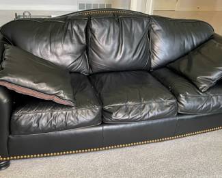 Thomasville  sofa with nailhead detail.