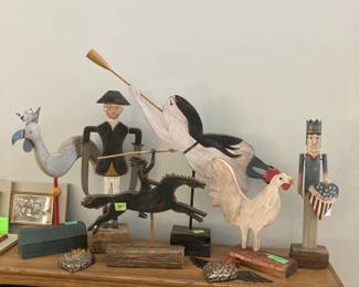 Wonderful collection of Folk art by Kansas City artists Barbara and Bob Kelley 