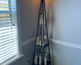 Metal Floor Lamp with small shelves