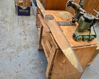 Sensenich wooden propeller