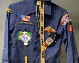 Vintage Boy Scout Uniform Shirt