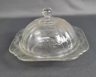 Federal Glass Butter Dish