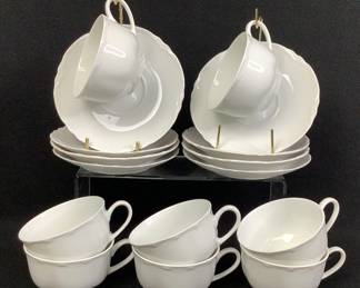 Hutechenreuther Tea Cups & Saucers Germany