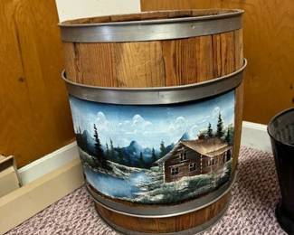 Hand painted barrell