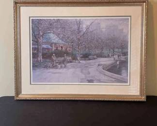 Donny Finley Giclee Double Matted Framed Limited 