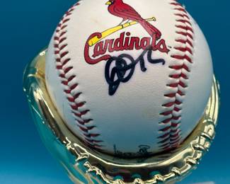 5. Cardinals Spring Training Ball.  Signed in Jupiter FL at camp.  Has Matt Holiday & others autographs.  Not authenticated, but witnessed.  