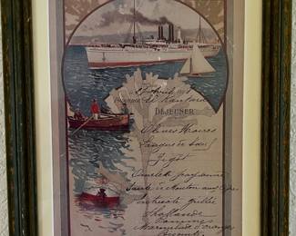 1908 passenger menu