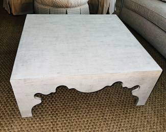 PRICE:$700-HOOKER FURNITURE EMMET SQUARE COFFEE TABLE
40”L x 40”W x 16”H 
