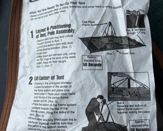 Coleman fast track 7’ x 7 1/2’ tent