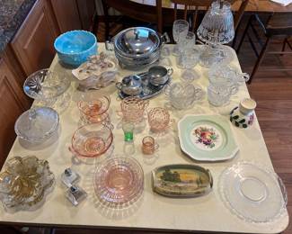 A sampling of some of the glassware