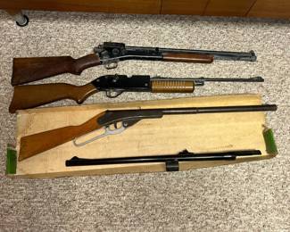 12 ga barrel, # - BB/pellet rifles. The bottom is the Remington barrel w/ the Remington 12ga previously shown