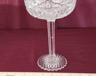 High Standard Patterned Glass Compote