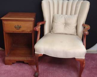 Nightstand and Parlor Chair