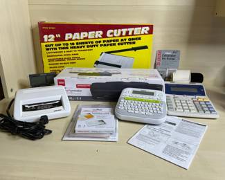 Paper Cutter, Laminators, Label Maker