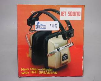 JET SOUND RH3000 HEADPHONE RADIO IN ORIGINAL BOX