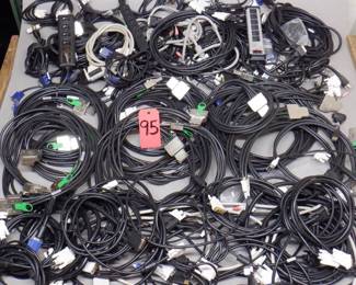 3 BOXES CABLE INCLUDING DIGITAL I/O, DVI AND MORE