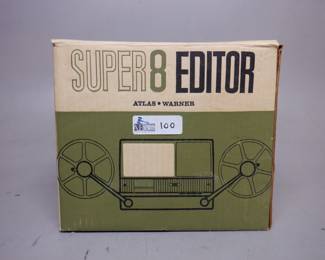 ATLAS WARNER SUPER 8 EDITOR MODEL 500 IN ORIGINAL BOX