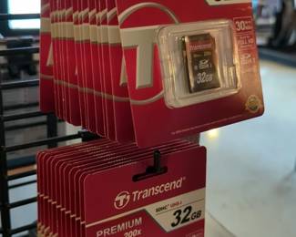 Transcend 32GB SDHC UHS-1 Cards Qty 27