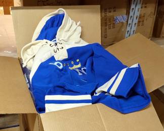 MLBPlayers KC Royals #6 Cain Pullover Hoodies, Size L, Qty 11, Size M, Qty 11, And Size XL, Qty 9