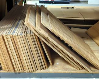 Plywood Cuts, 48" x 18", Qty 23, And Other Cut Plywood