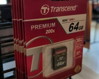 Transcend 4GB SDHC Cards Qty 8, And 2GB SD Cards Qty 11