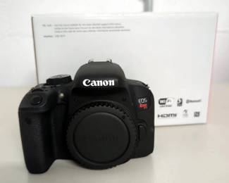 Canon Rebel T7i EOS 800D Camera Body With EF-S18-55mm f/4-5.6 IS STM Lens, Strap, Battery Charger, And Battery