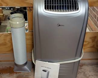 Midea Portable Rolling Air Conditioner, Model MPK-10CR, With Manual And Remote