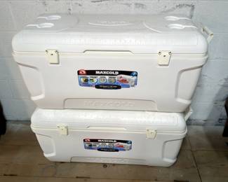 Igloo Maxcold 150 Qt Coolers, Qty 2