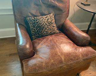Custom Leather Armchairs 