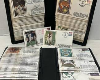 MLB World Series Stamp First Day Covers, Postmarked, Some Signed