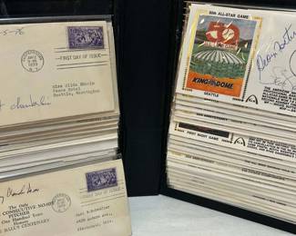  08 MLB Stamp First Day Covers, Postmarked 1939 And Signed