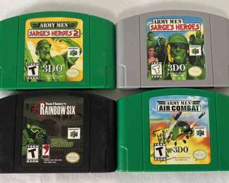 Tom Clancys Rainbow Six  3 Army Men Nintendo 64 Games
